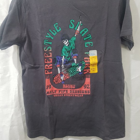 PRIMARK T-SHIRT SKATER LOGO SIZES 8-12YRS - Picture 2 of 5